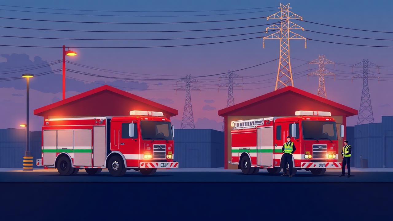 Straż pożarna i sieć energetyczna — analogia gotowości elektrowni