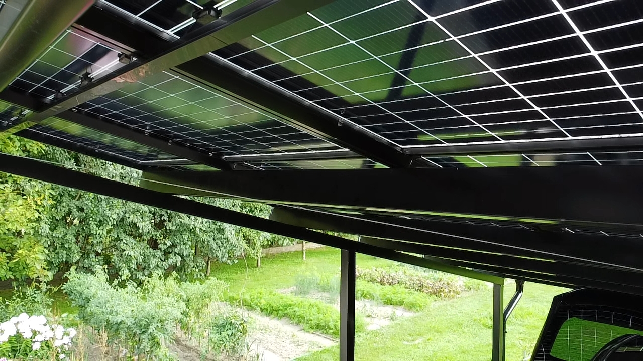 Wiata fotowoltaiczna – carport PV – zdjęcie 2