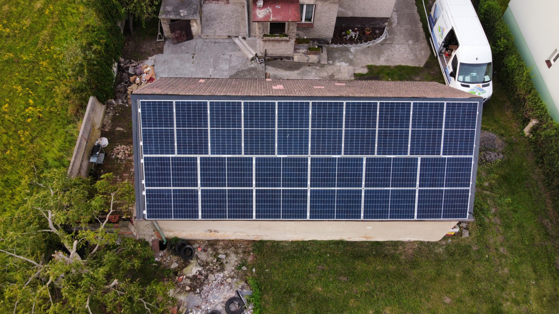 Wymiana dachu + PV + magazyn energii + SZR